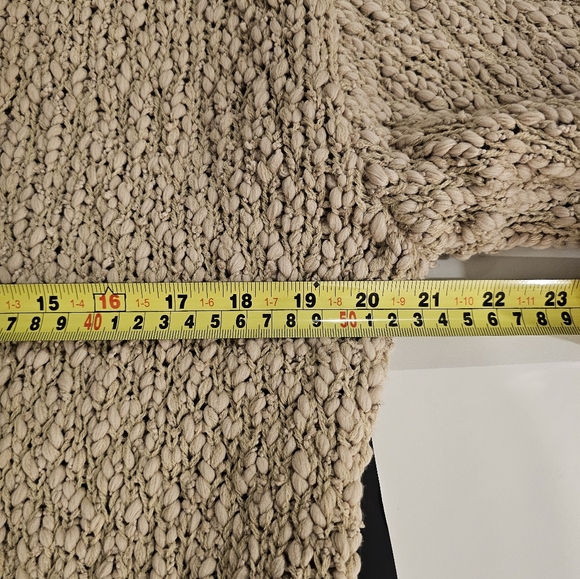 NA-KD Womans Beige L/XL Turtle Neck Sweater Dress - Picture 8 of 9